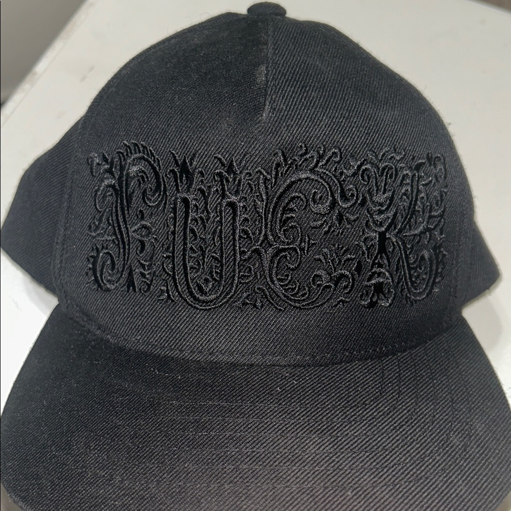 UNIF F*CK floral embroidery hat